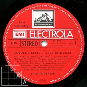 Lale Andersen - Goldene Serie