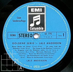 Lale Andersen - Goldene Serie