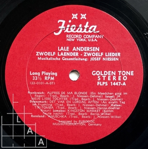 Lale Andersen: Zwölf Länder, zwölf Lieder