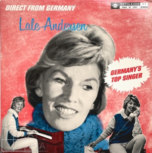Direct from Germany: Lale Andersen (Germany's Top Singer)