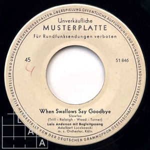 Tender and True / When Swallows Say Goodbye