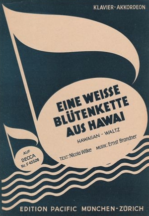 Deckblatt Notenblatt