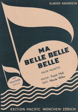 Deckblatt Notenblatt