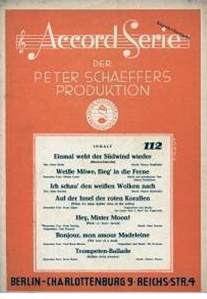 Deckblatt Notenblatt