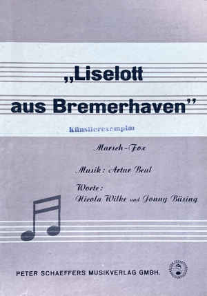 Deckblatt Notenblatt