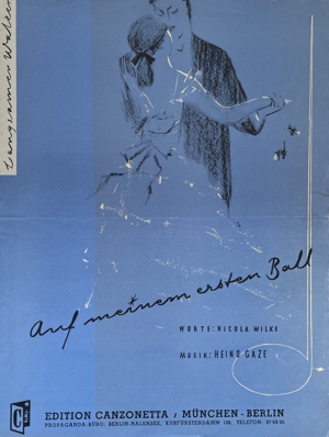 Deckblatt Notenblatt