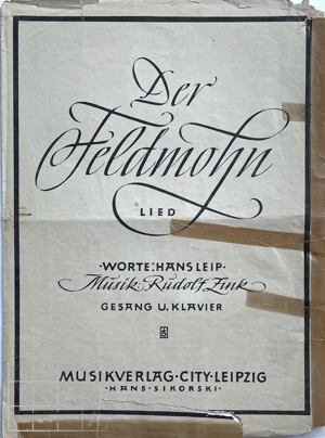 Deckblatt Notenblatt X_312