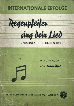 Deckblatt Notenblatt X_438-b